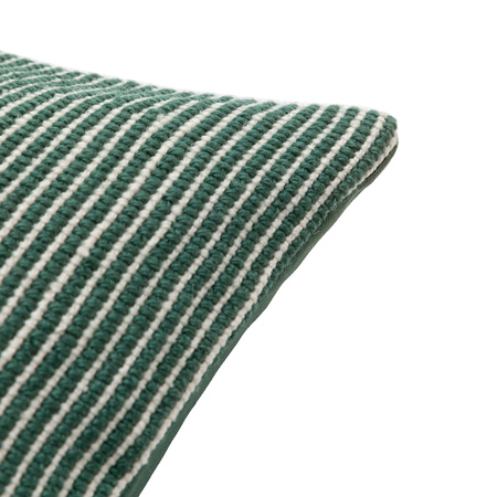Ula Pinstripe Cushion Green 450x450mm