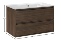 Zestaw meblowy 80cm z umywalką meblową Lava