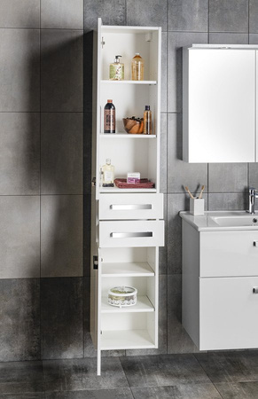 VEGA Szafka wysoka 35x184x31cm, biała