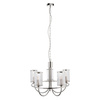 Henbury 5 Pendant Light Bright Nickel