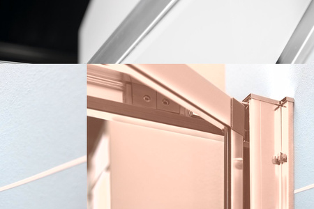 EASY kabina prysznicowa 800x1000mm, drzwi składane,lewa/prawa,czyste szkło