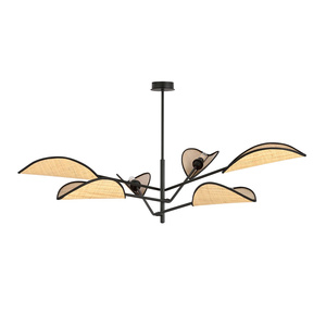 VENE 6 BLACK/RATTAN