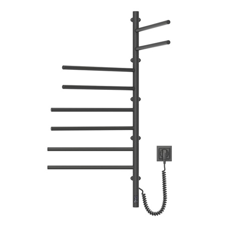 Elektryczny Grzejnik Łazienkowy CZARNY ARABESQUE Sensor 480х1000