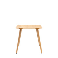 Hatfield Square Dining Table Natural 770x770x750mm