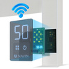 Elektryczny grzejnik łazienkowy BIAŁY LEVANTE Sensor z WI-FI 450х1400 lewy