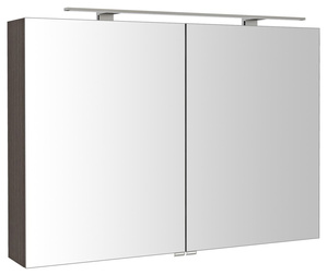 RIWA szafka z lustrem, oświetlenie LED, 101x70x17cm, sosna rustykalna