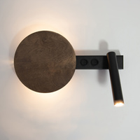 HOTEL MOOD kinkiet A czarny/brąz