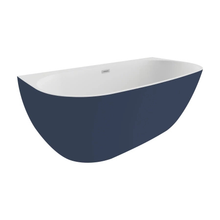 Wanna wolnostojąca przyścienna 160x80 RISA Granat