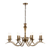 Kora 8 Pendant Light Antique Brass