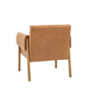 Stratford Armchair Brown Leather 755x725x800mm