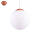Lampa wisząca UGO 40 ochra czerwona