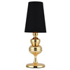 Lampa stołowa QUEEN złoto czarna 18 cm