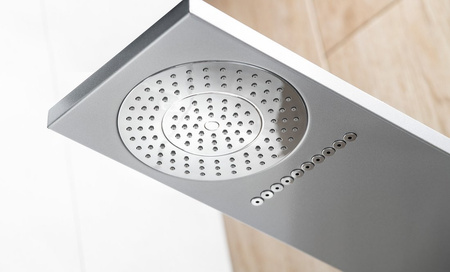 TUSA panel prysznicowy 200x1400mm, srebrny