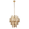 Viviana 12 Pendant Light Gold/Champagne Crystal