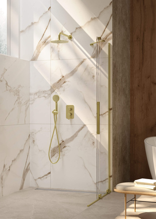 Ścianka prysznicowa walk-in 90 cm - przesuwna