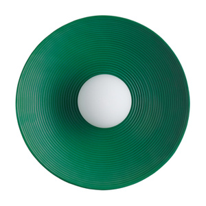 Lampa ścienna ILUSIONI 26 cm - okrągły kinkiet zielony