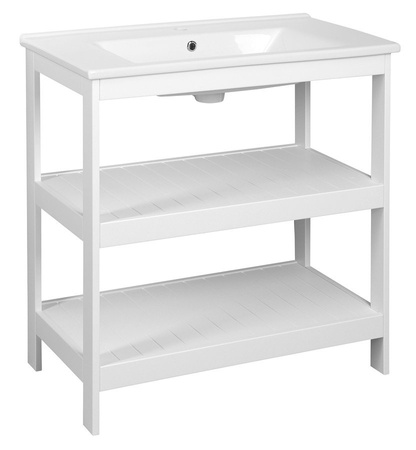 ETIDE szafka umywalkowa 81,5x86x44 cm, biały mat