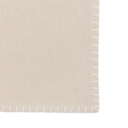 Linen Effect Table Runner Cream 360x1800mm