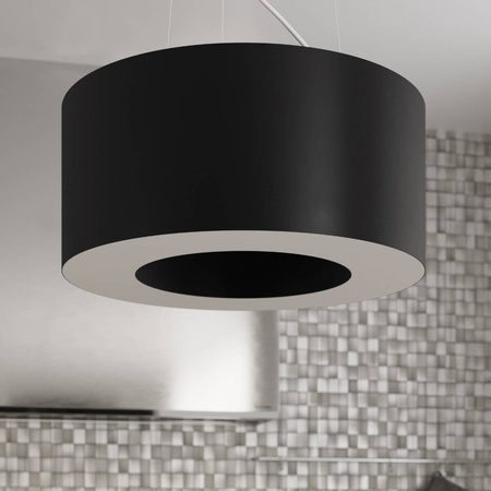 Żyrandol SATURNO 90 czarny