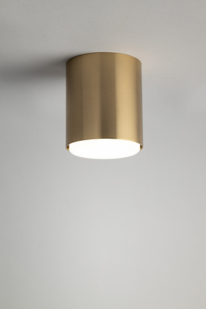 TUBO M złoty szczotkowany