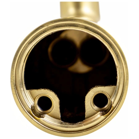 Bateria umywalkowa stojąca, złota