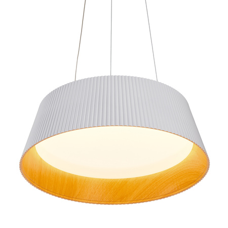 Lampa wisząca FRILL LED biała 45 cm
