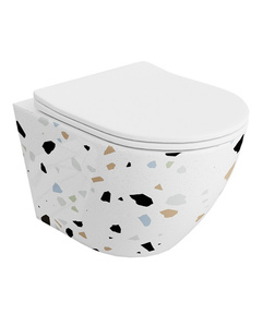 Miska wisząca z deską WC Sofi Slim Stone 3.0