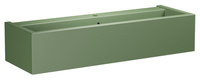 KANAAL umywalka ceramiczna 120x40cm, verde mat