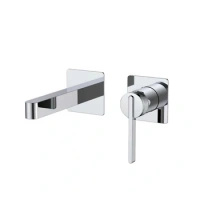 Bateria umywalkowa podtynkowa, chrom