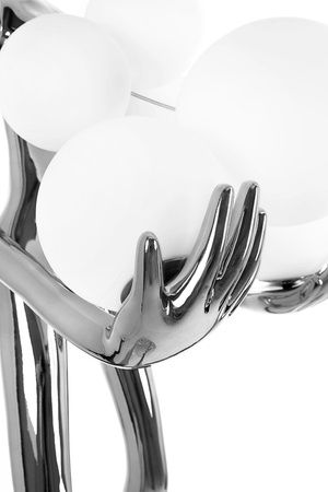 MOOSEE lampa podłogowa HUMAN SILVER       PREMIUM 180
