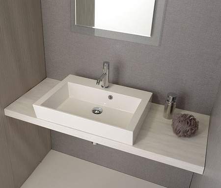 ORINOKO umywalka kompozytowa 60x45cm, biały