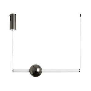 Lampa wisząca O-LINE 63 - LED, 63 cm, czarna