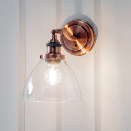 Hansen Wall Light Aged Copper