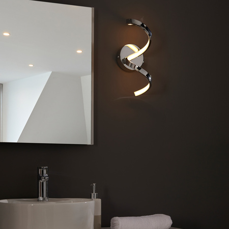 Astral Bathroom 1 Wall Light Chrome