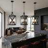 LAMPA WISZĄCA LOFT CZARNO-MOSIĘŻNA ASTILA W3