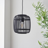 Mathias 1 Pendant Light Dark Bamboo