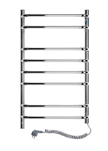 Elektryczny grzejnik łazienkowy NIERDZEWNY SYMPHONIA Termostat 480х800 lewa