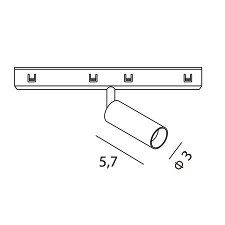 MAXLIGHT N0001Z reflektor MICRO11 4W Czarny 2700-5000K Zigbee
