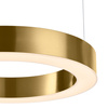 Lampa wisząca CIRCLE 40 cm - LED, ring mosiądz szczotkowany