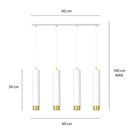 KIBO 4 WH/GOLD