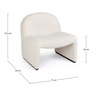 Fotel BIZZOTTO BASSILLA – naturalny