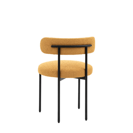 Aveley Dining Chair Ochre (2pk) 525x510x750mm