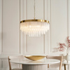 Anistoria Grand 9 Pendant Light Brushed Aged Brass
