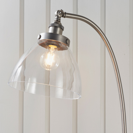 Hansen 1 Floor Light Brushed Silver