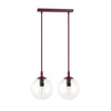 COSMO 2 BURGUNDY TRANSPARENT