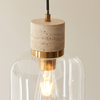 Travi 1 Pendant Light Natural Travertine
