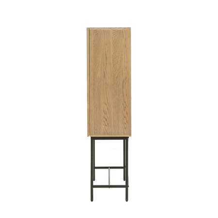 Panelled 2 Door Cocktail Cabinet 850x400x1600mm