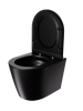 Miska WC VORTEX z deską wisząca czarny mat AMARO TR2217R-U18