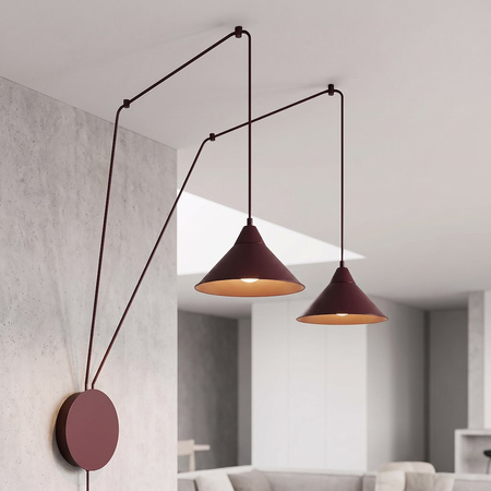 ABRAMO 2 BURGUNDY