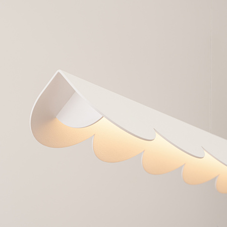 Lampa wisząca BISCUIT biała LED 3000K